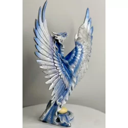 Dragon bleu ciel ,31 cm