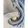 Dragon bleu ciel ,31 cm