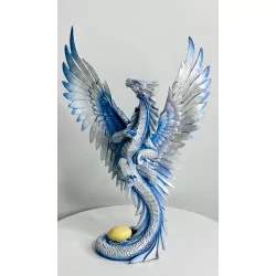 Dragon bleu ciel ,31 cm