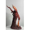 Dragon Orange crachant du feu , 33,5cm