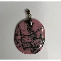 Pendentif Rhodonite.