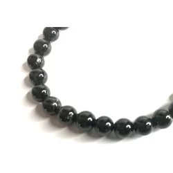 Pulsera de turmalina negra