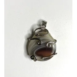 Pendentif Agate Botswana