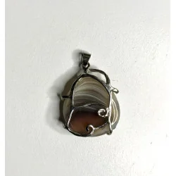 Pendentif Agate Botswana