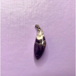 Pendentif Améthyste Chevron