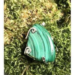 Pendentif Malachite.