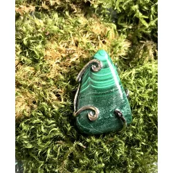 Pendentif Malachite.