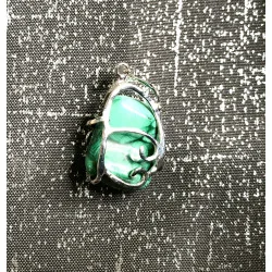 Pendentif Malachite.