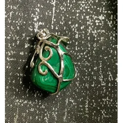 Pendentif Malachite.