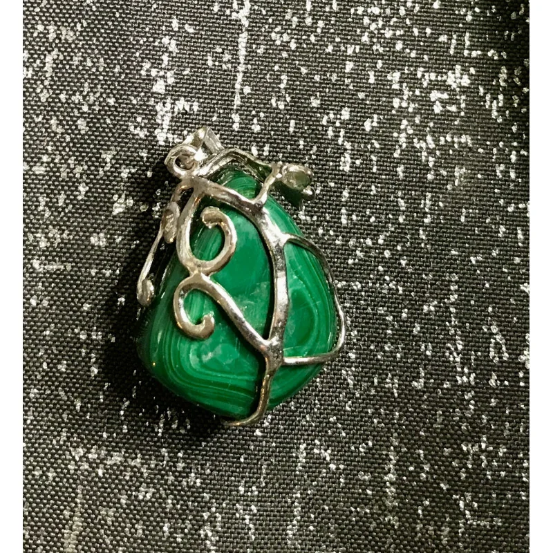 Pendentif Malachite.