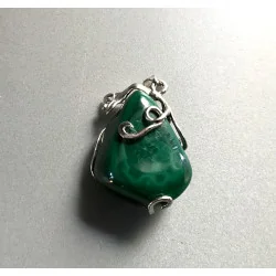 Pendentif Malachite.