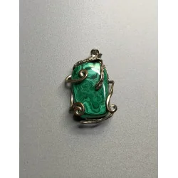 Pendentif Malachite.