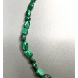 Collier Malachite Grains.