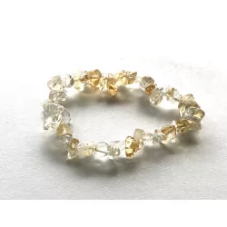 Bracelet chips de Citrine élastique