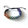 Bracelet Chakra double rang ajustable