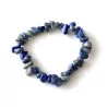 Bracelet chips de Lapis Lazuli élastique