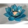 Éclairage Lotus, 5ème Chakra Bleu / argent.