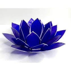 Éclairage Lotus 6ème Indigo /argent.