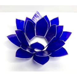 Éclairage Lotus 6ème Indigo /argent.