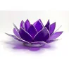 Éclairage Lotus 7ème Chakra Violet /argent.