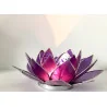 Éclairage Lotus 7ème Chakra Violet /argent.