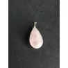 Pendentif de Quartz rose en forme de goutte