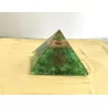 Pyramide Orgonite & Aventurine verte de Cristal