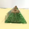 Pyramide Orgonite & Aventurine verte de Cristal