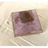 Pyramide Orgonite & Quartz rose