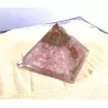 Pyramide Orgonite & Quartz rose