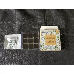 Ladrillos de incienso Aromafume Salvia blanca y Palo Santo