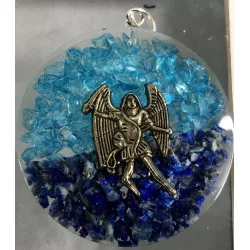 Pendentif Orgonite Archange Michael.