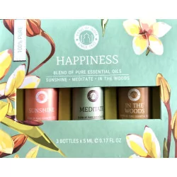 Set d’huiles essentielles Aromathérapie Happiness