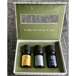 Set d’huiles essentielles d’Aromathérapie Wellness.