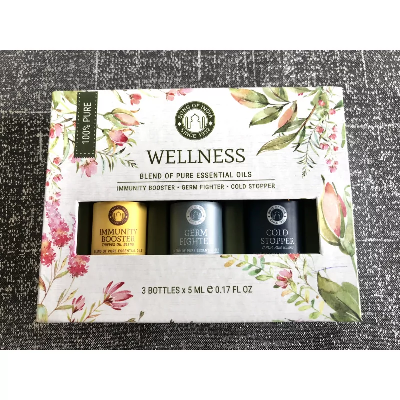 Set de aceites esenciales para Aromaterapia Wellness.