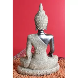 Statue de Bouddha en résine sable de 10 cm.