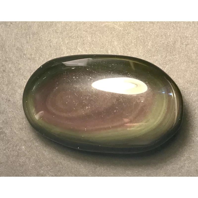 Galet Obsidienne Oeil Céleste 7,5 cm.